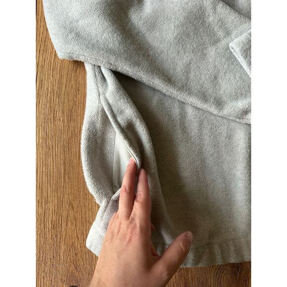 Croft & Barrow Sport Vtg Beige Fleece Quarter Zip Men's Size Large - Picture 3 of 6